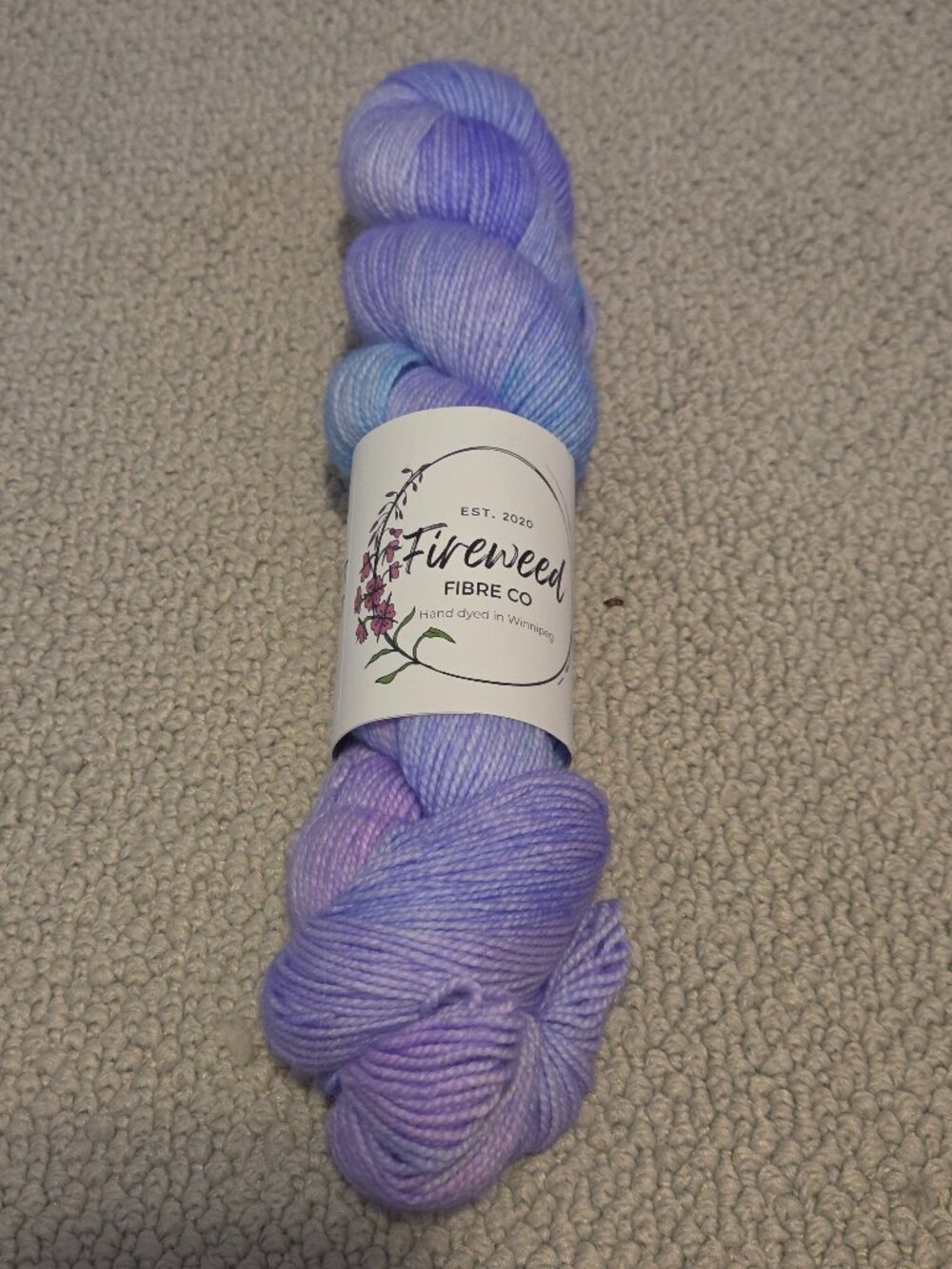 Hand Dyed Sock Yarn - Fireweed Fibre Co